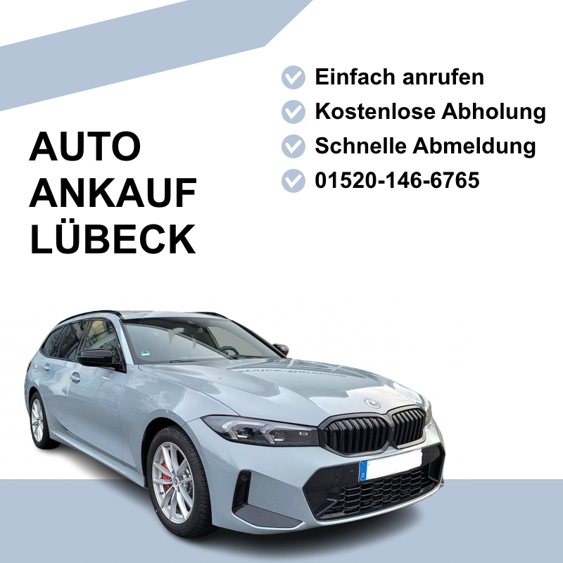 Autoankauf Lübeck – Ihr zuverlässiger Partner für den Fahrzeugverkauf Sie möchten Ihr Auto in Lübeck verkaufen? Wir bieten Ihnen einen schnellen, sicheren und fairen Autoankauf. Egal ob Gebrauchtwagen, Unfallfahrzeug oder Auto mit Motorschaden – wir kaufen Fahrzeuge aller Art zu attraktiven Preisen. Profitieren Sie von unserem Rundum-Service: kostenlose Fahrzeugbewertung, transparente Preisgestaltung und sofortige Auszahlung. Kontaktieren Sie uns noch heute und verkaufen Sie Ihr Auto stressfrei!